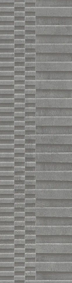 Bodenfliese Feinsteinzeug Naes Cenere 15,6 x 60,6 cm asche