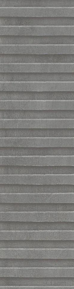 Bodenfliese Feinsteinzeug Naes Cenere 15,6 x 60,6 cm asche