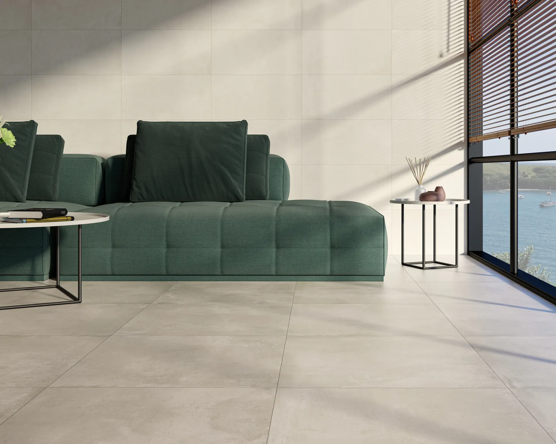 Bodenfliese Feinsteinzeug Bristol 60 x 60 cm taupe