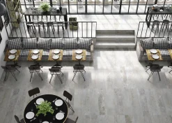 Bodenfliese Feinsteinzeug Daifor 30 x 120 cm grau
