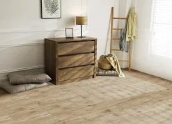 Bodenfliese Feinsteinzeug Oak 22,5 x 90 cm honey