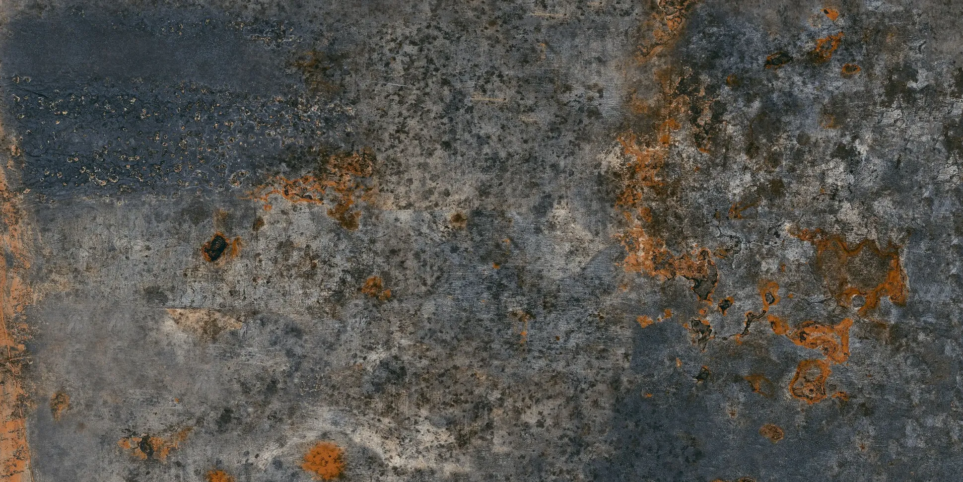 Bodenfliese Feinsteinzeug Copper 60 x 120 cm blue