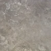 Bodenfliese Feinsteinzeug Travertino 60 x 120 cm grau