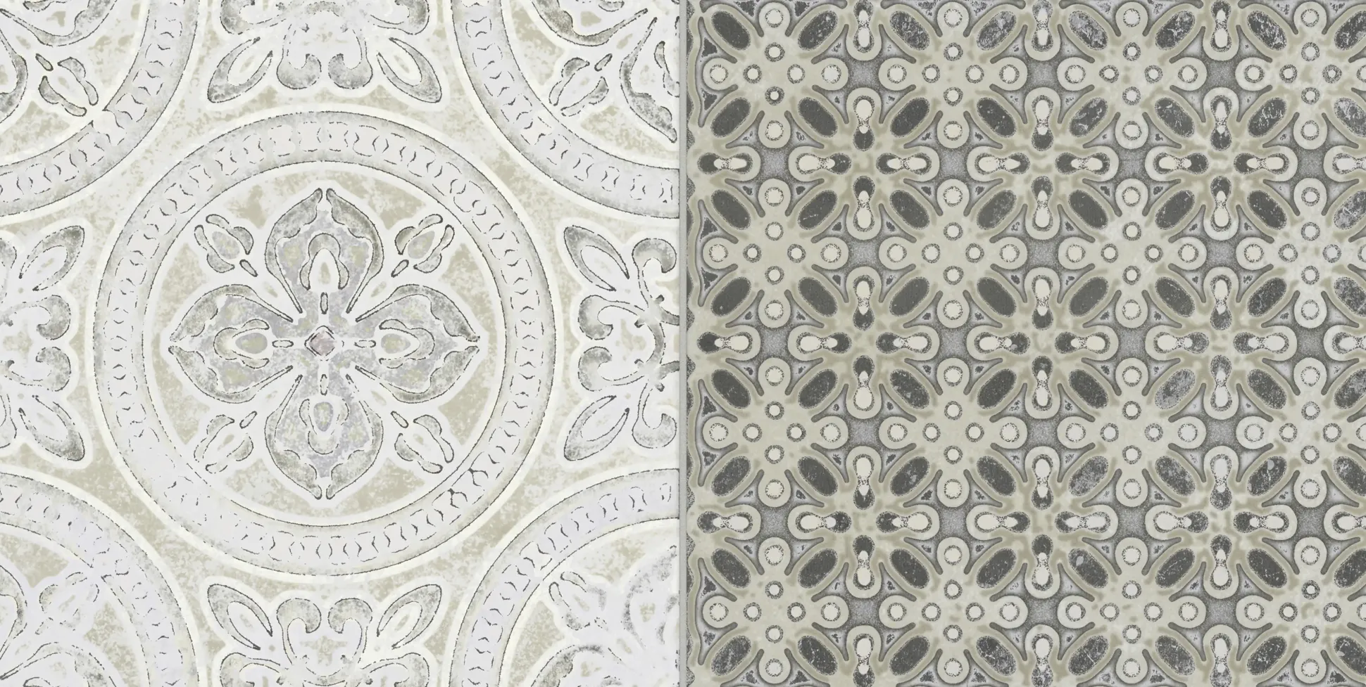 Bodenfliese Feinsteinzeug Ghirigori 31 x 62 cm Soft