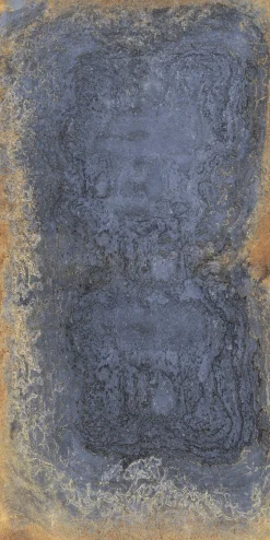 Bodenfliese Feinsteinzeug Oxyde 60 x 120 cm blau
