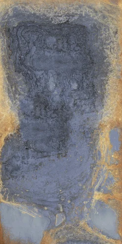 Bodenfliese Feinsteinzeug Oxyde 60 x 120 cm blau