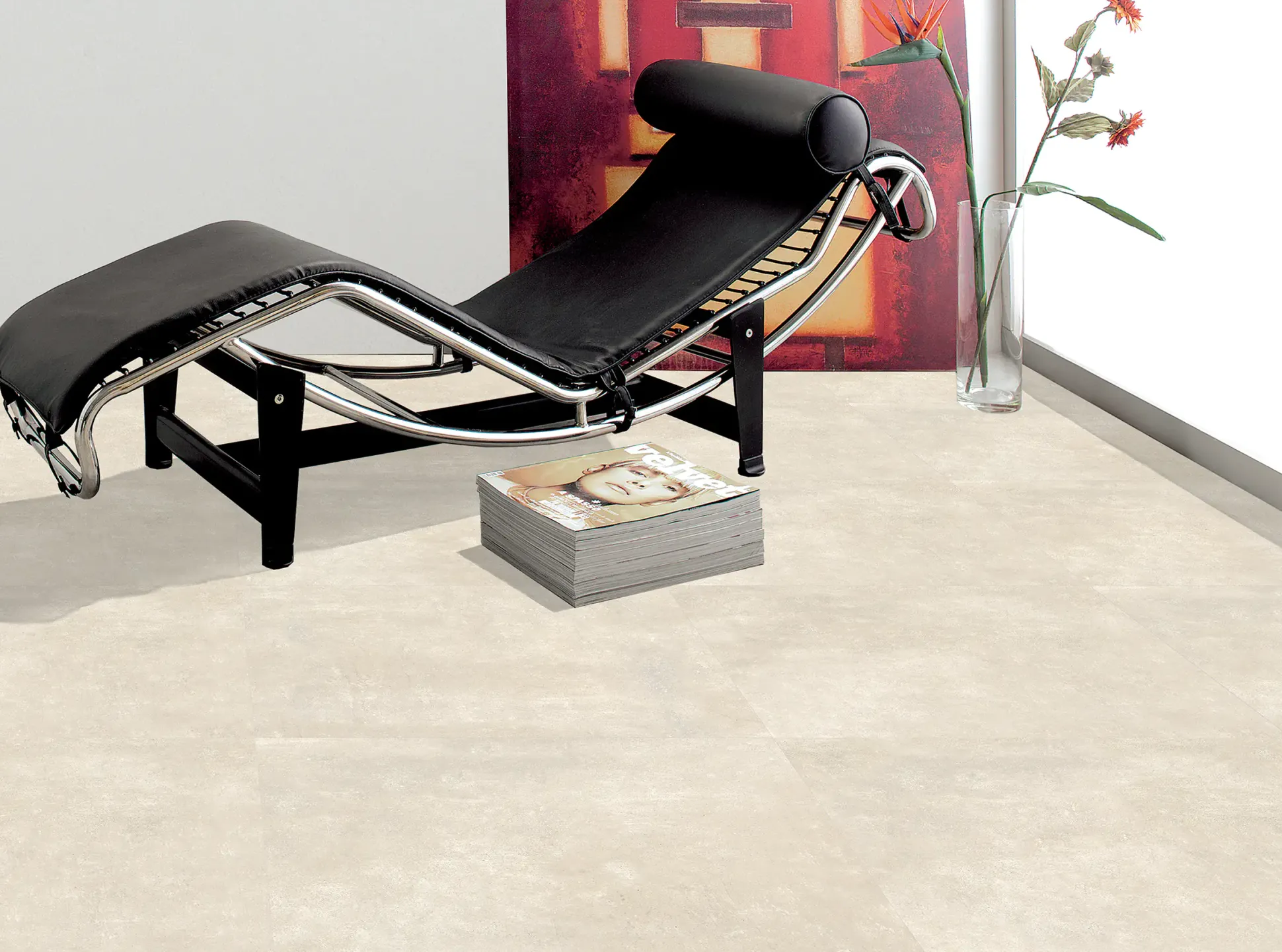Bodenfliese Feinsteinzeug Materia 60 x 60 cm beige