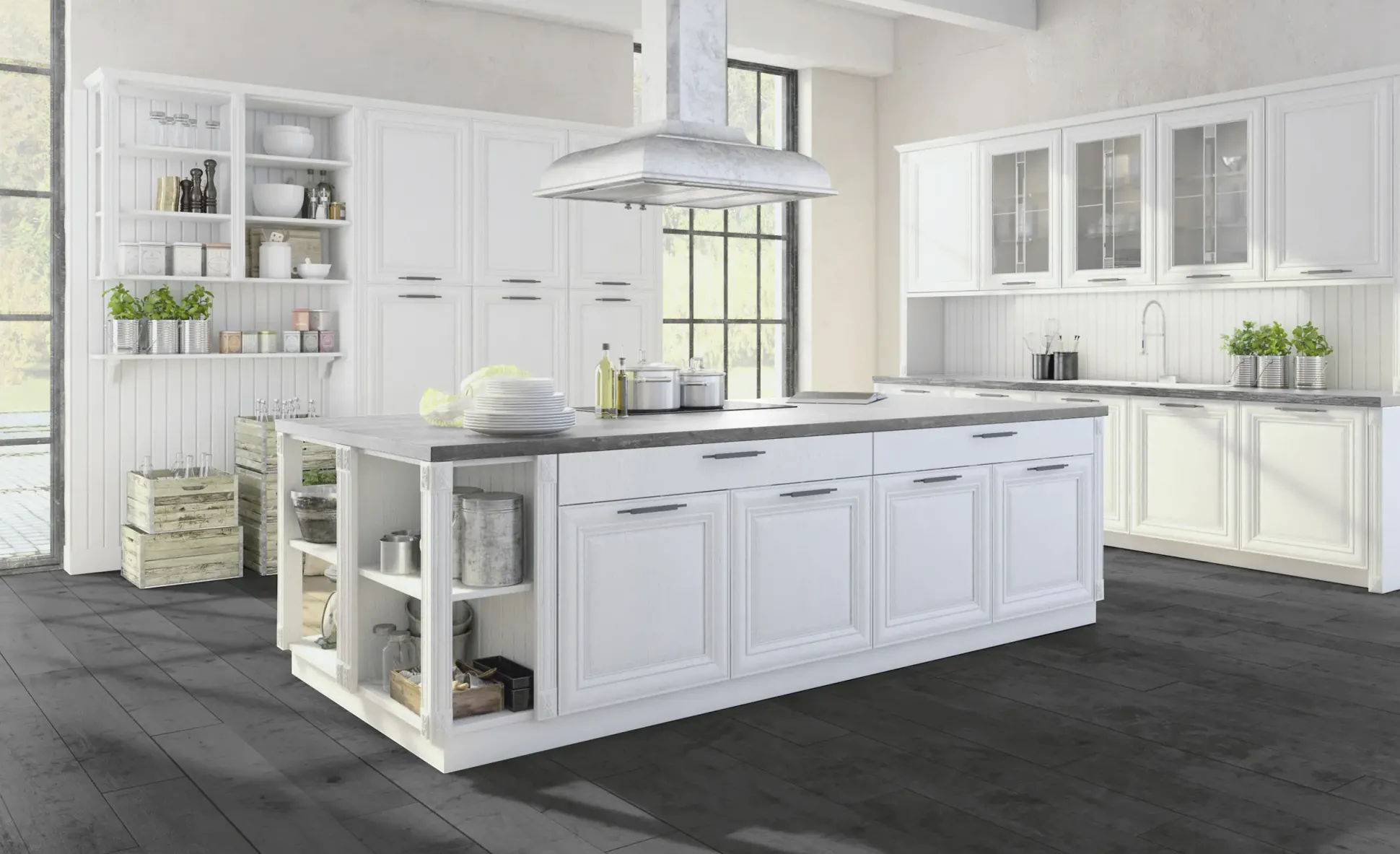 Bodenfliese Feinsteinzeug Oak 22,5 x 90 cm x 0,8 grau