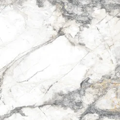 Bodenfliese Feinsteinzeug Caldera 60 x 60 cm silver