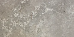Bodenfliese Feinsteinzeug Travertino 30 x 60 cm grau