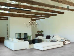Bodenfliese Feinsteinzeug Hometec Beton 60 x 60 cm grau