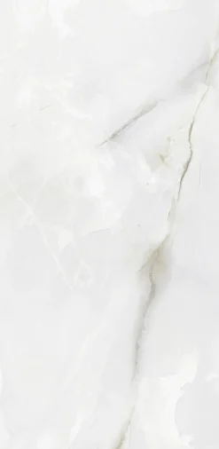 Bodenfliese Feinsteinzeug Bianco Christal 60 x 120 cm weiß
