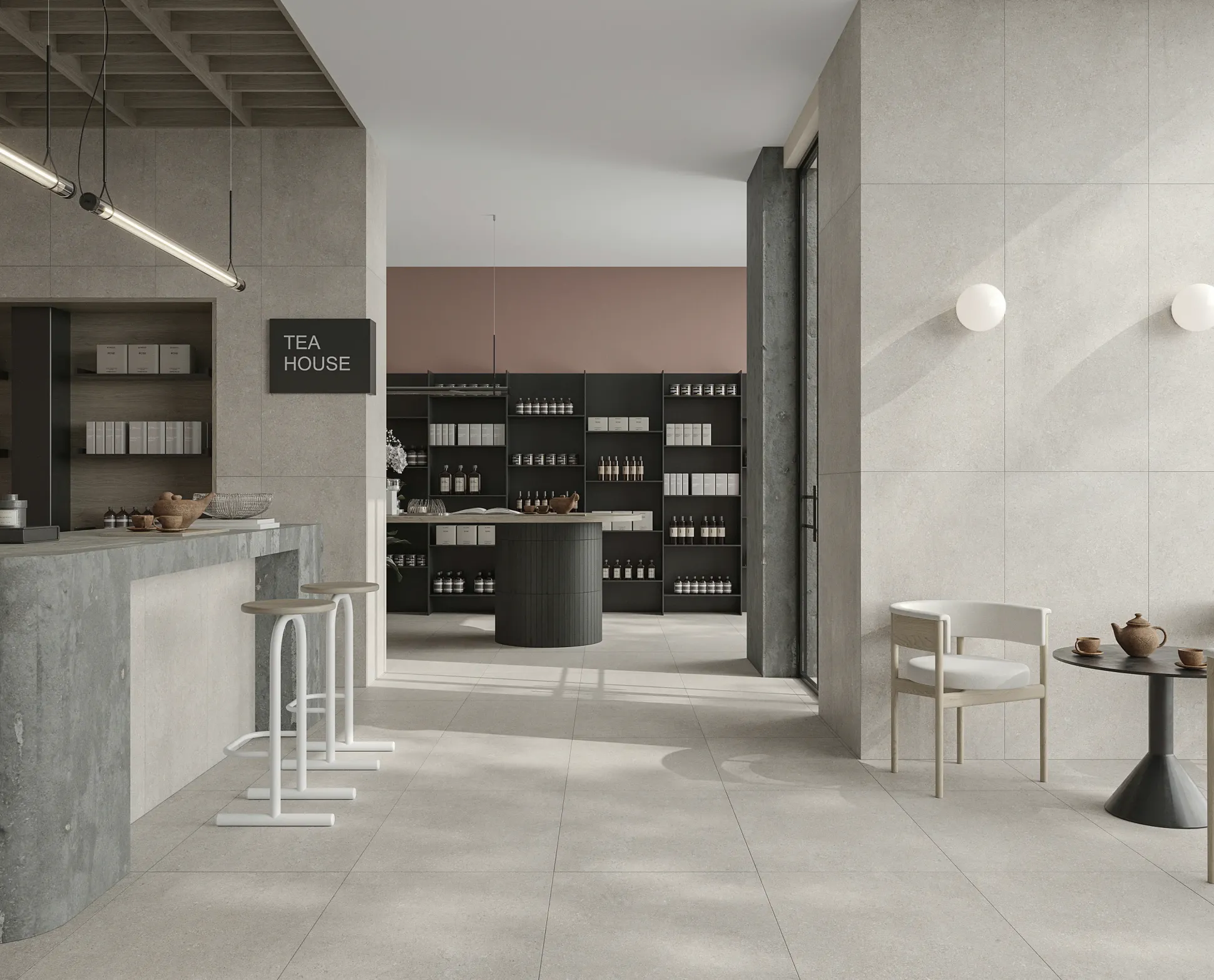 Bodenfliese Feinsteinzeug Sensi 60 x 120 cm grau