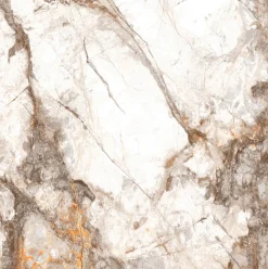 Bodenfliese Feinsteinzeug Caldera 60 x 60 cm gold