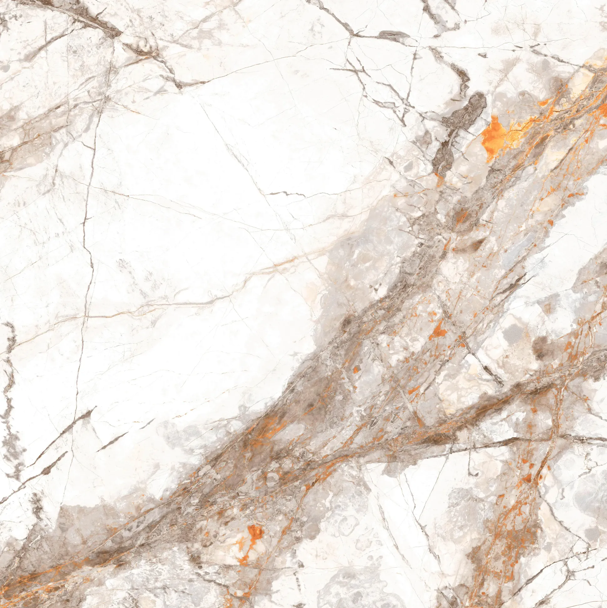 Bodenfliese Feinsteinzeug Caldera 60 x 60 cm gold