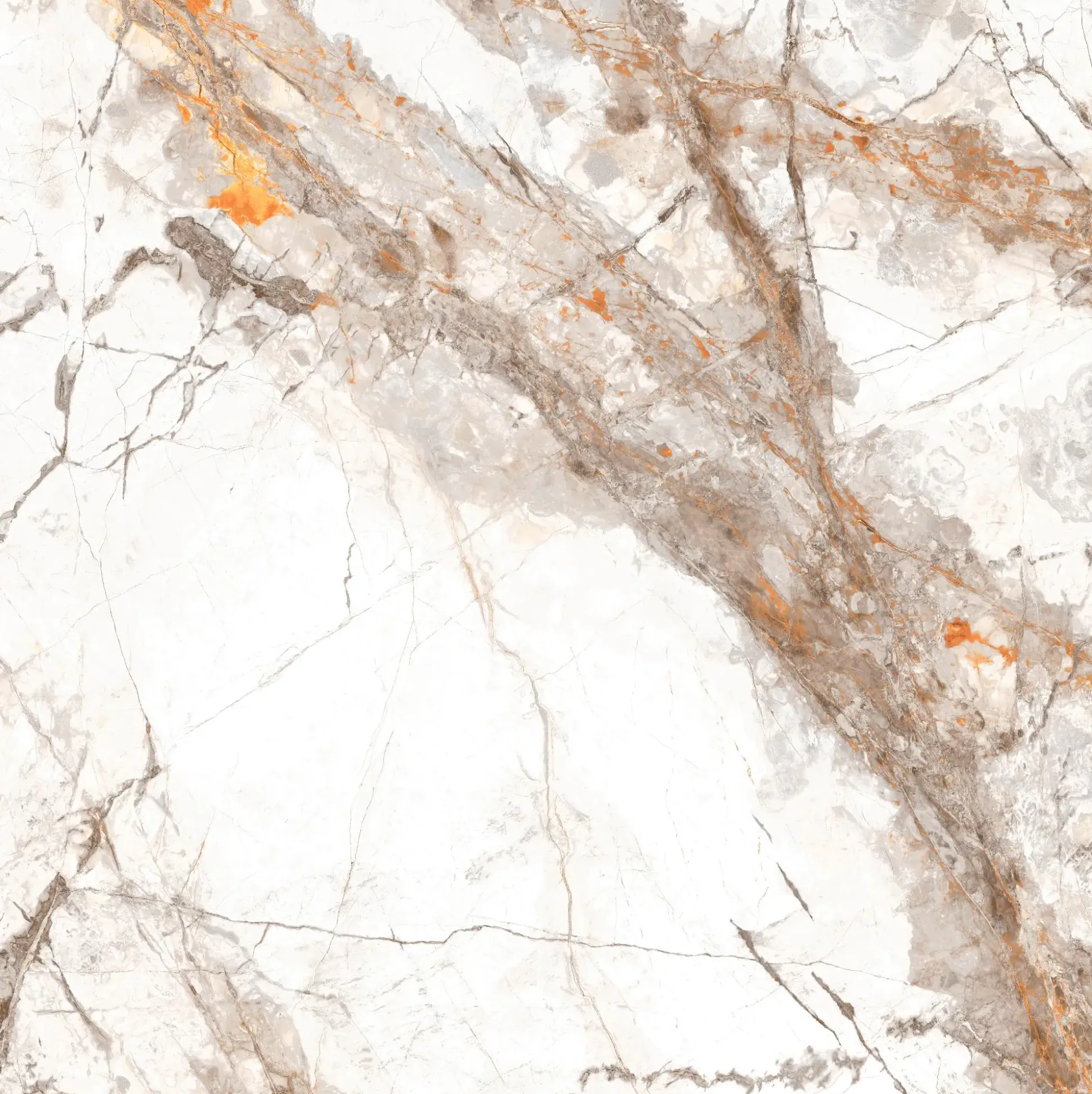 Bodenfliese Feinsteinzeug Caldera 60 x 60 cm gold