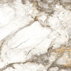 Bodenfliese Feinsteinzeug Caldera 60 x 60 cm gold