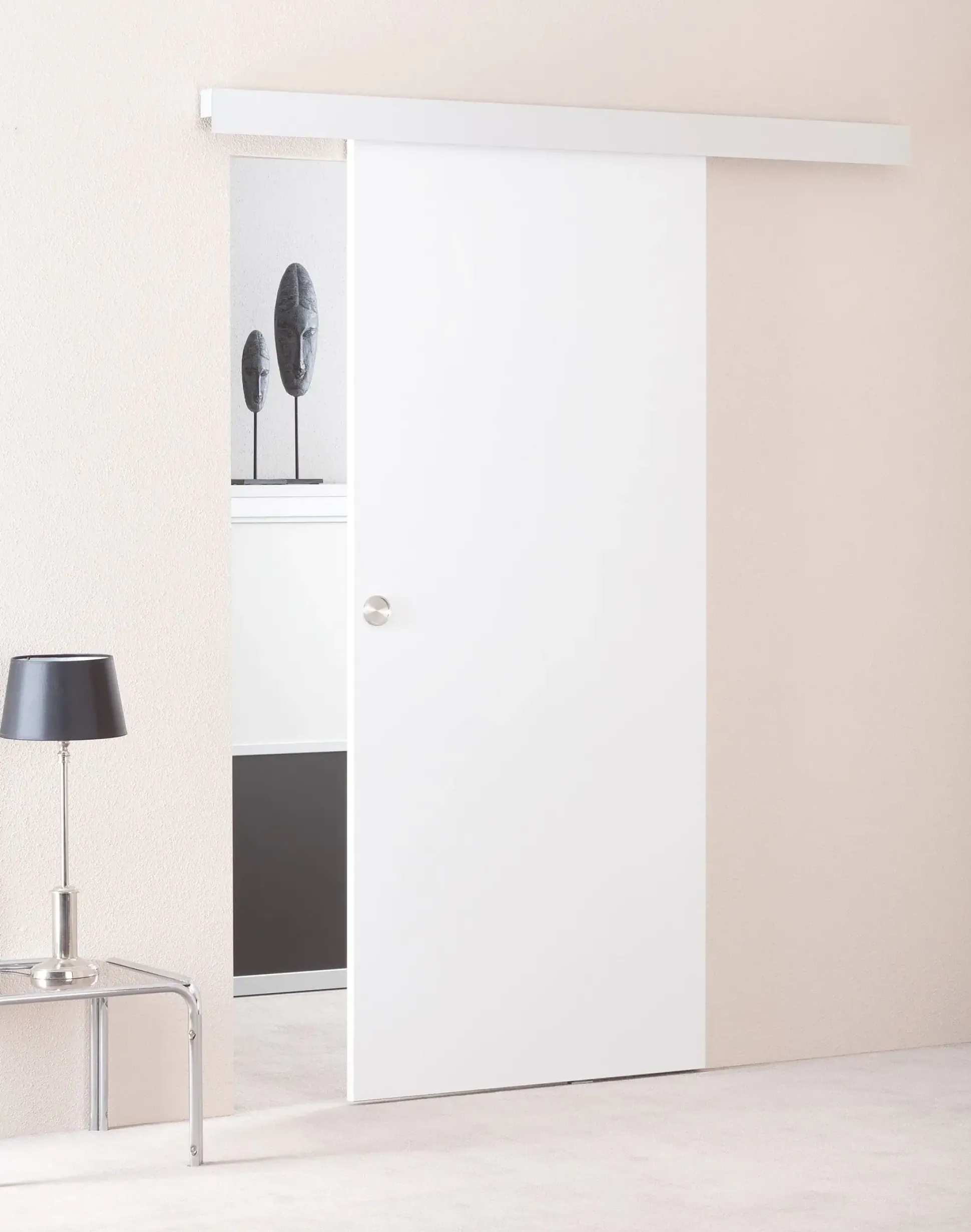 Borne Schiebetürblatt 205 x 95 cm Stärke 28 mm HDF hochglanz weiß lackiert