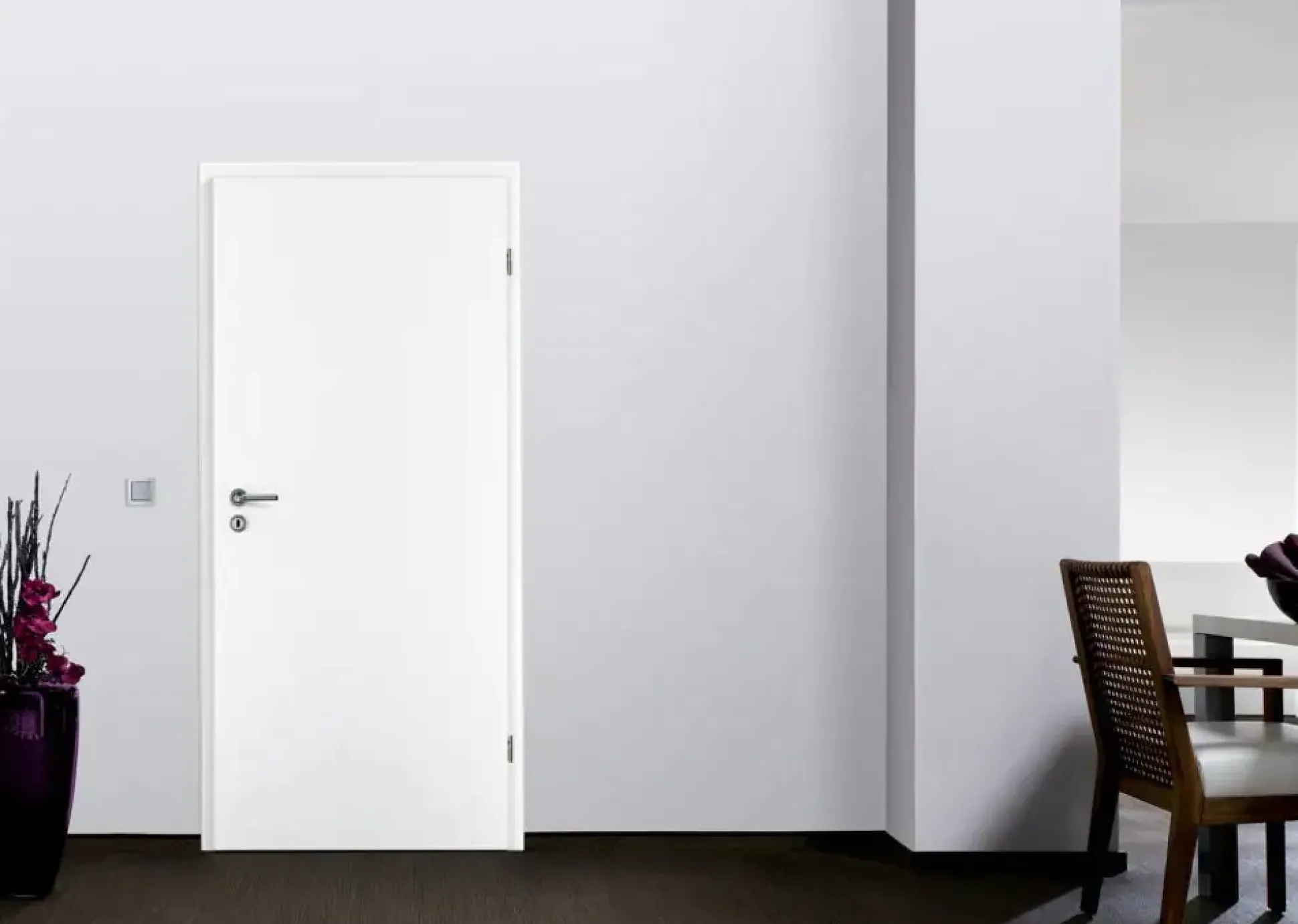 Borne Türblatt Weißlack Light Wabenkern
