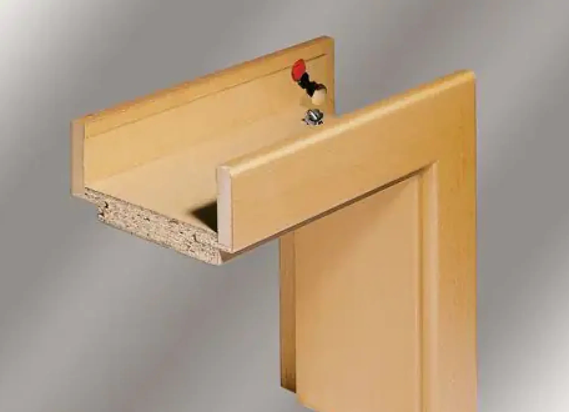 Borne Zarge CPL Buche 73,5 cm DIN links