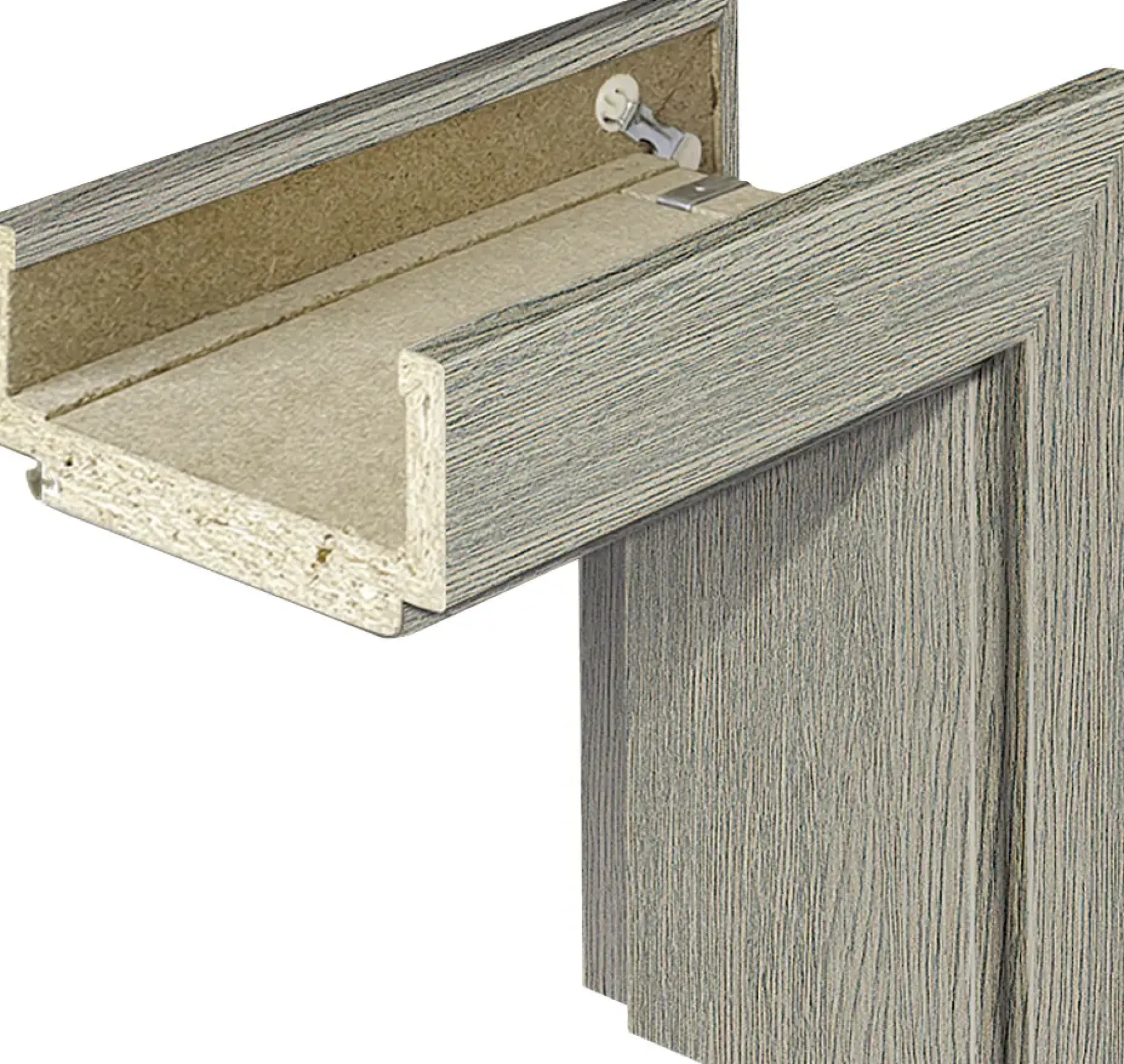 Borne Zarge CPL Masera hellgrau 73,5 cm DIN links