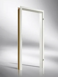 Borne Zarge CPL weiß 86 cm DIN rechts profiliert