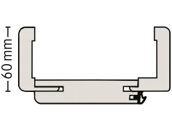 Borne Zarge CPL weiß 98,5 cm DIN links