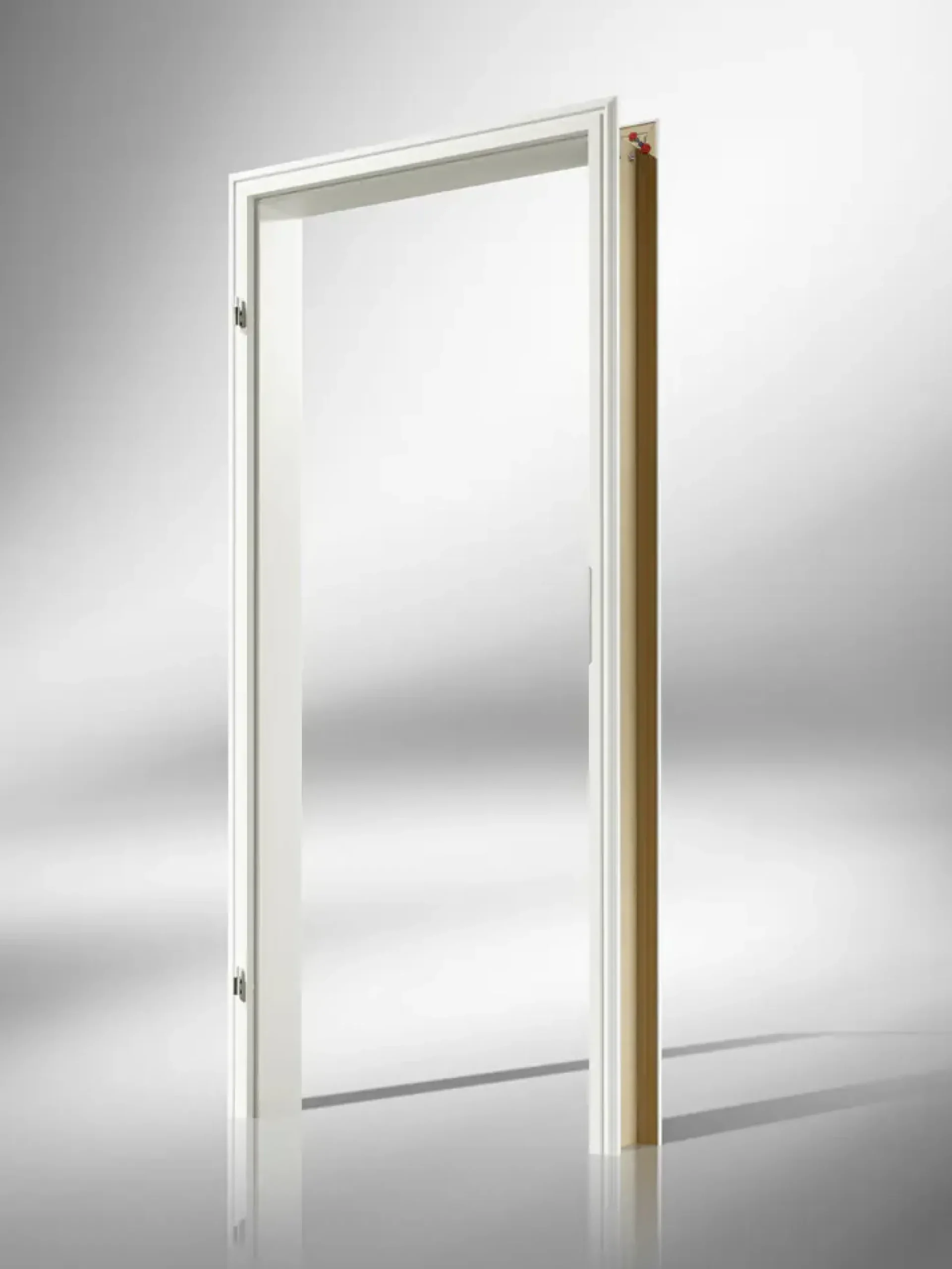 Borne Zarge CPL weiß 73,5 cm DIN links profiliert