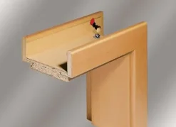 Borne Zarge Dekor Buche 61 cm DIN links