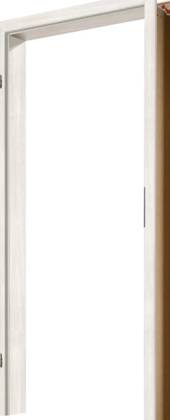 Borne Zarge Dekor Pinie weiß 86 cm DIN links