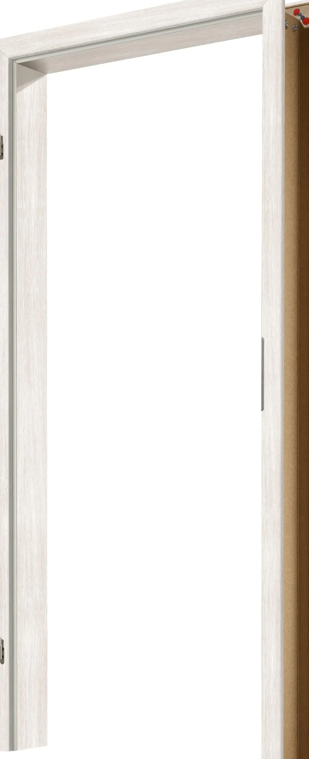 Borne Zarge Dekor Pinie weiß 86 cm DIN links