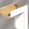 Borne Zarge Dekor weiß 73,5 cm DIN links