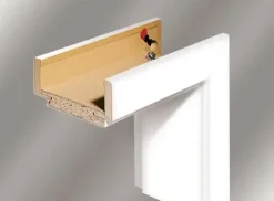 Borne Zarge Dekor weiss 98,5 cm DIN links