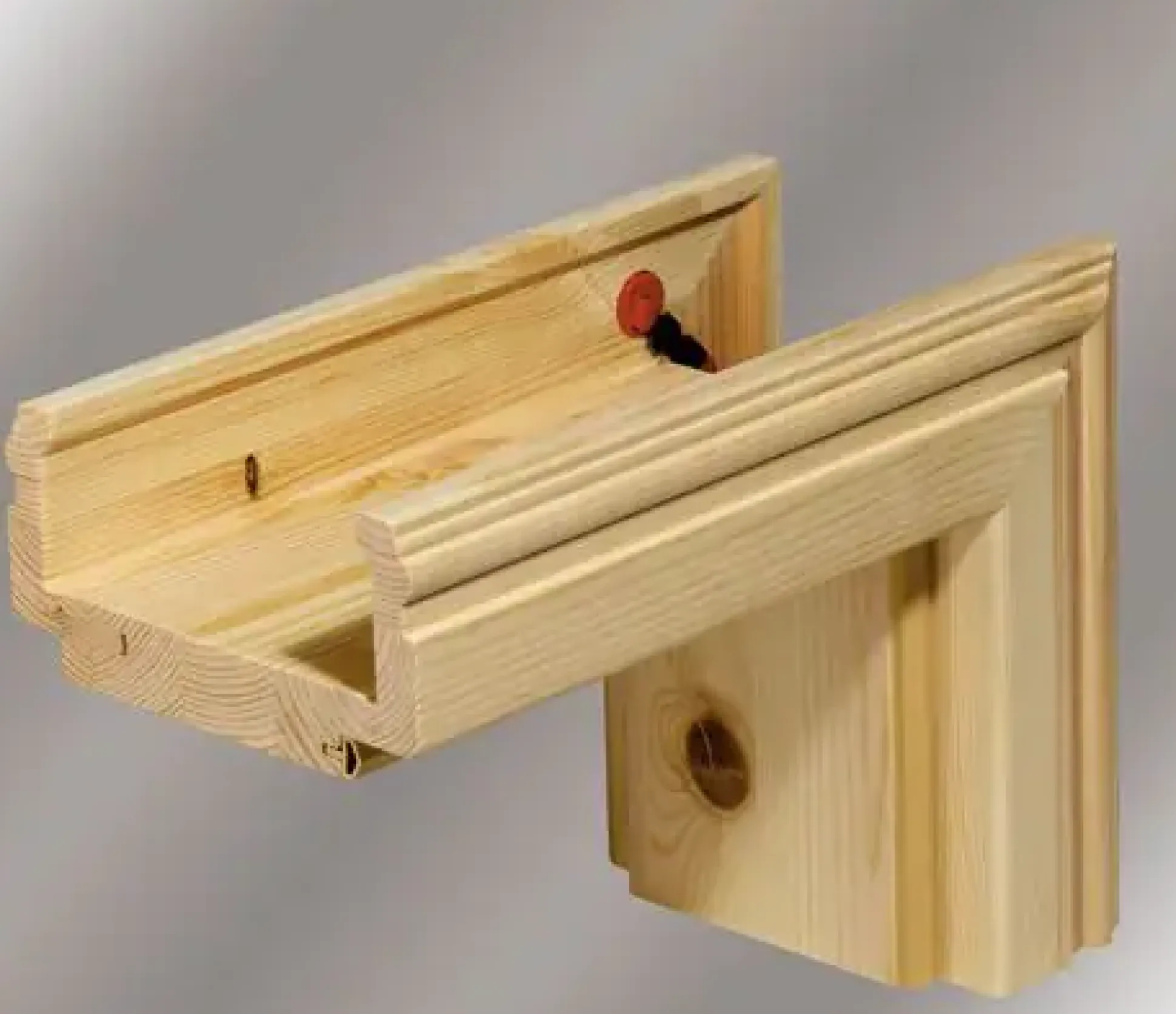 Borne Zarge Kiefer roh 98,5 cm DIN links profiliert
