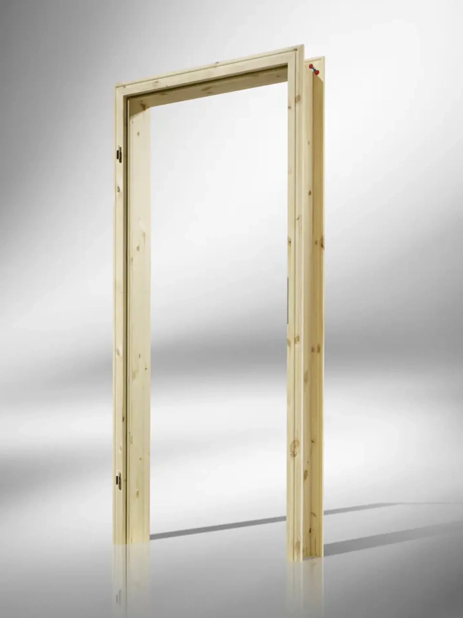 Borne Zarge Kiefer roh 61 cm DIN links profiliert