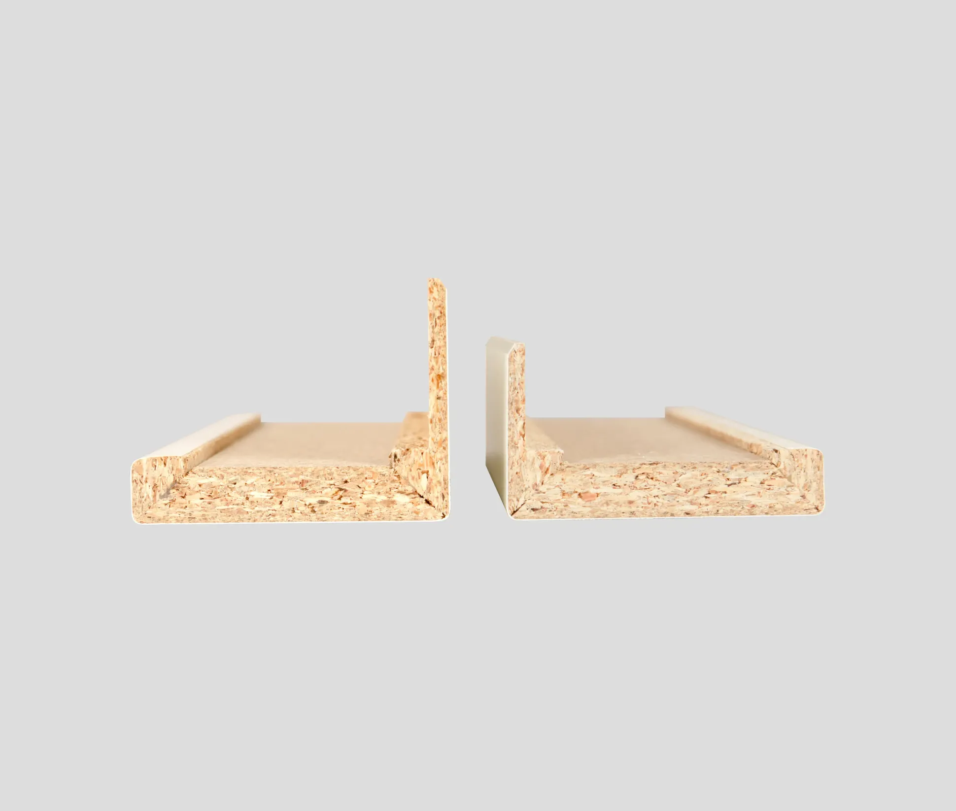 Borne Zierbekleidung mit verlängerter Feder für Zarge CPL design-weiß RK 198,5 x 73,5 cm