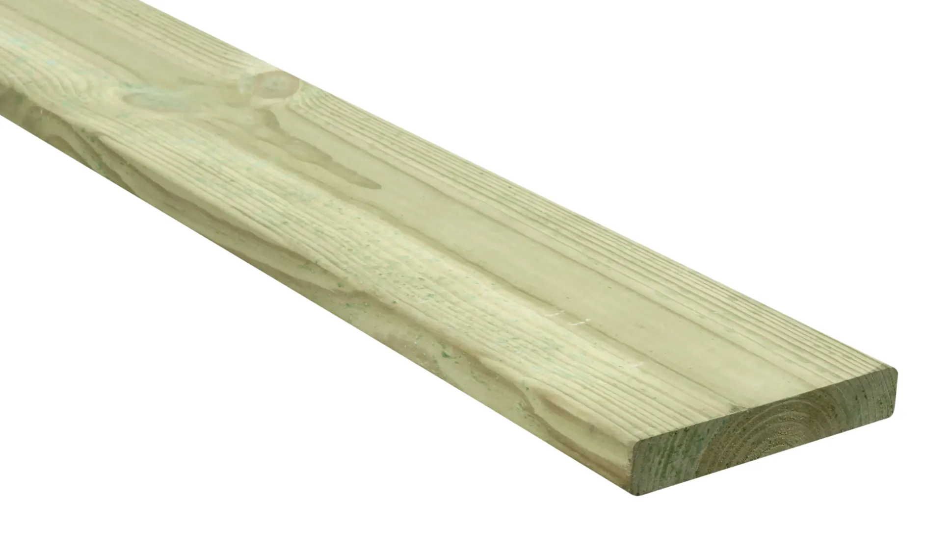 Brett Kiefer gehobelt gefast 300 x 10 cm 25 mm kesseldruckimprägniert