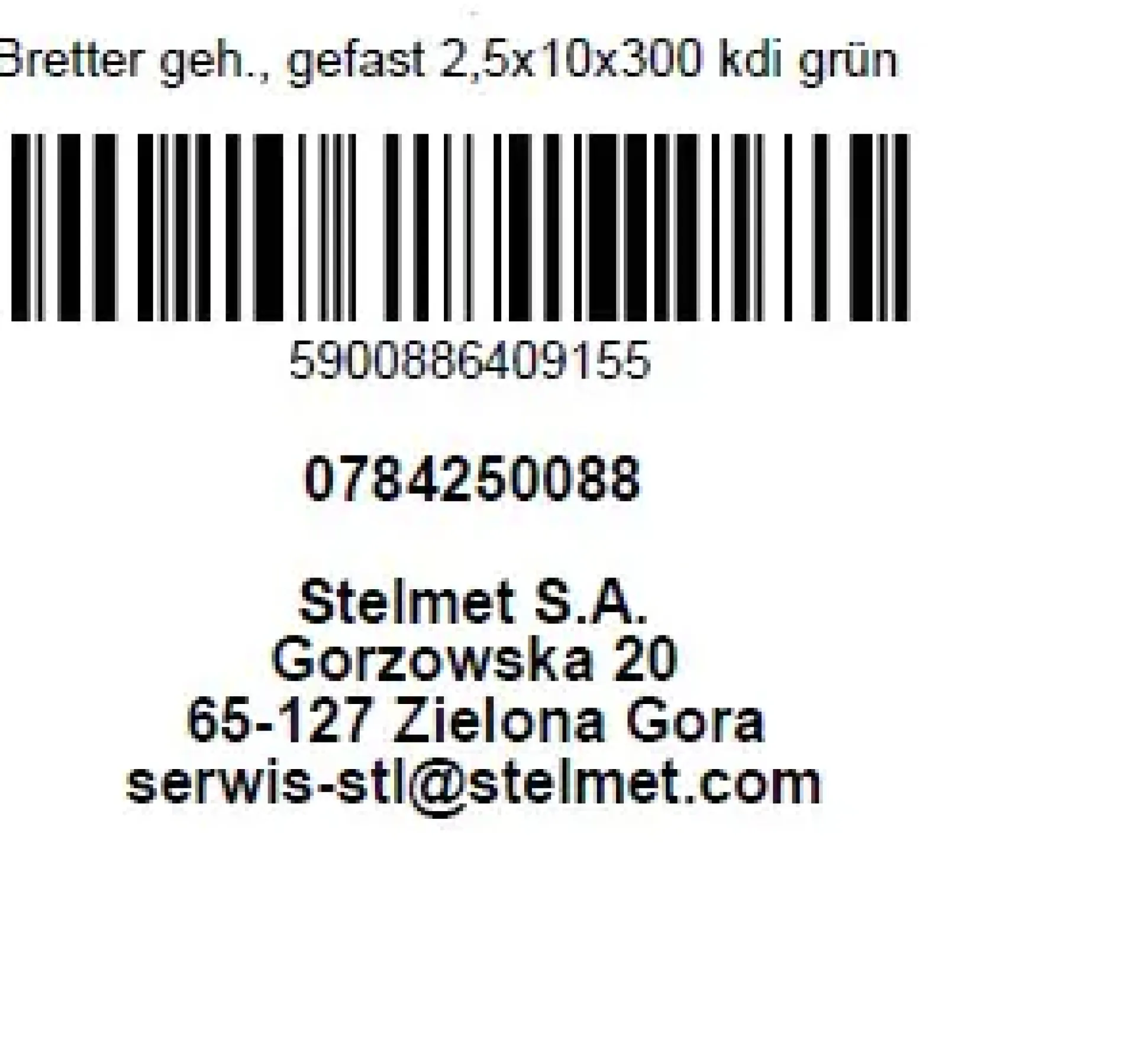 Brett Kiefer gehobelt gefast 300 x 10 cm 25 mm kesseldruckimprägniert