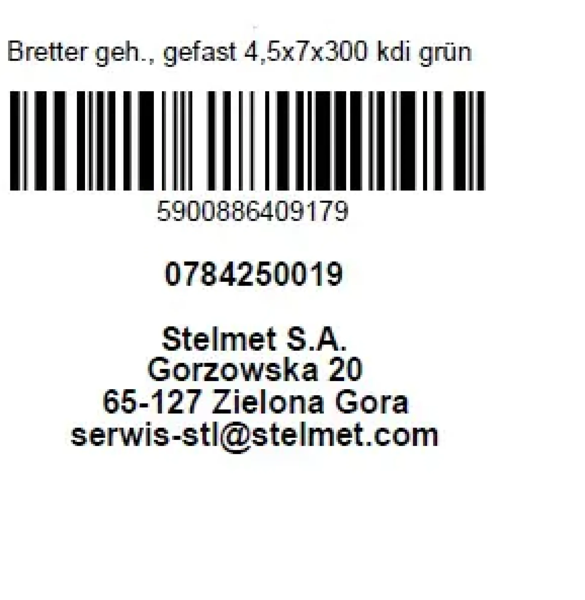 Brett Kiefer kesseldruckimprägniert 300 x 7 x 4,5 cm