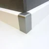 B.S. Bauprogramm Außenecke für Sockelleiste 50 x 18 mm silber