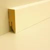 B.S. Bauprogramm Clip-Sockelleiste 250 cm 50 x 18 mm Creme supermatt