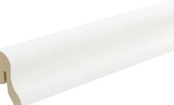 B.S. Bauprogramm Clip-Sockelleiste 250 cm 40 x 23 mm uni weiß