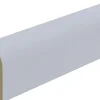 B.S. Bauprogramm Clip-Sockelleiste 250 cm 40 x 18 mm Blütenweiß