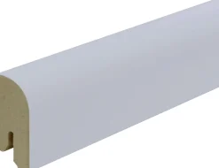 B.S. Bauprogramm Clip-Sockelleiste 250 cm 40 x 18 mm Blütenweiß