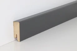 B.S. Bauprogramm Clip-Sockelleiste 250 cm 50 x 18 mm Endelantrazit