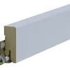B.S. Bauprogramm Clip-Sockelleiste 250 cm 50 x 18 mm Blütenweiß