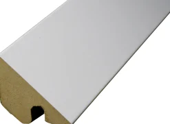 B.S. Bauprogramm Deckenabschlußleiste 260 cm 36 x 36 mm Weiß hochglanz