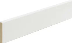 B.S. Bauprogramm Deckleiste modern 260 cm 35 x 8 mm Eiche brilliantweiß