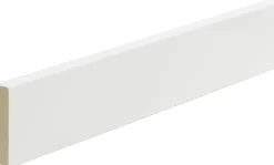 B.S. Bauprogramm Deckleiste modern 260 cm 35 x 8 mm Weiß hochglanz