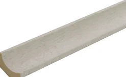 B.S. Bauprogramm Hohlkehlleiste 260 cm 24 x 24 mm Altholz weiß